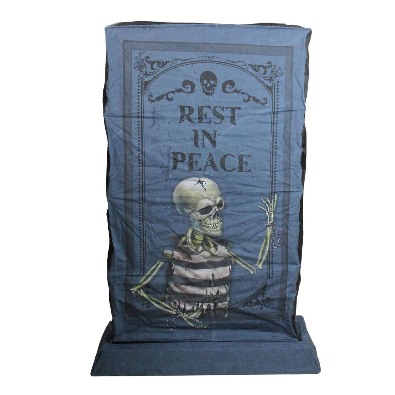 3ft. LED Lighted RIP Tombstone Halloween Outdoor Decoration